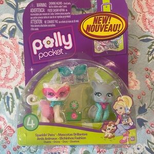 NIB Polly Pocket Sparklin' Pets Set